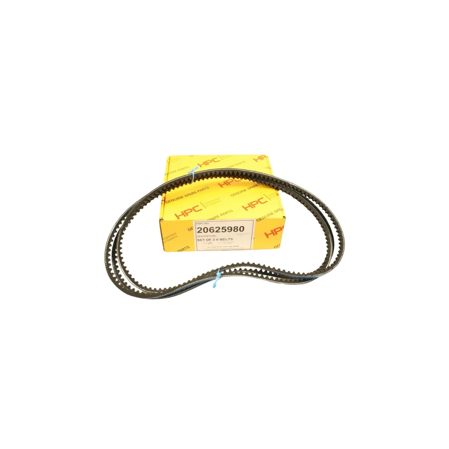 HPC V Belts (set of 3) Belts air compressor