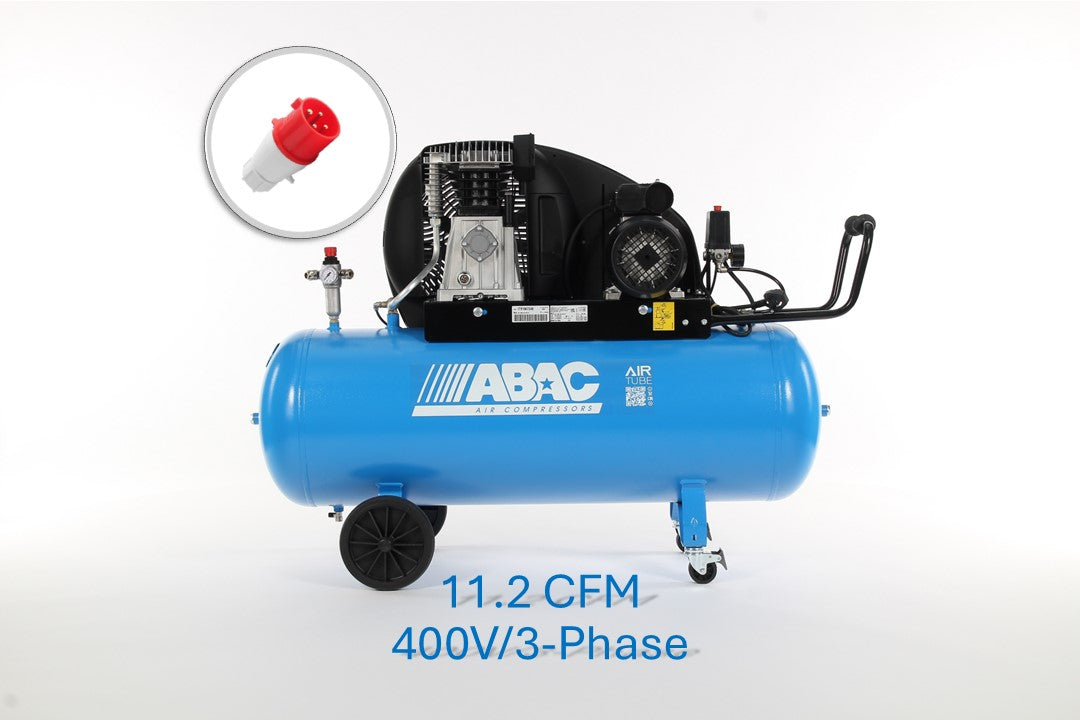 ABAC EXP A29B 150 CT3 UK (3HP/2.2Kw, 11.2 CFM, 10 Bar, 150L Tank, Three Phase)