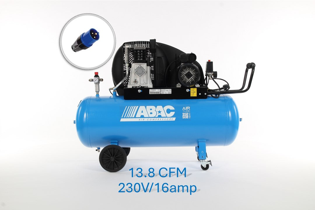 ABAC EXP A39B 150 CM3 (3HP/2.2Kw, 13.8 CFM, 10 Bar, 150L Tank, Single Phase)