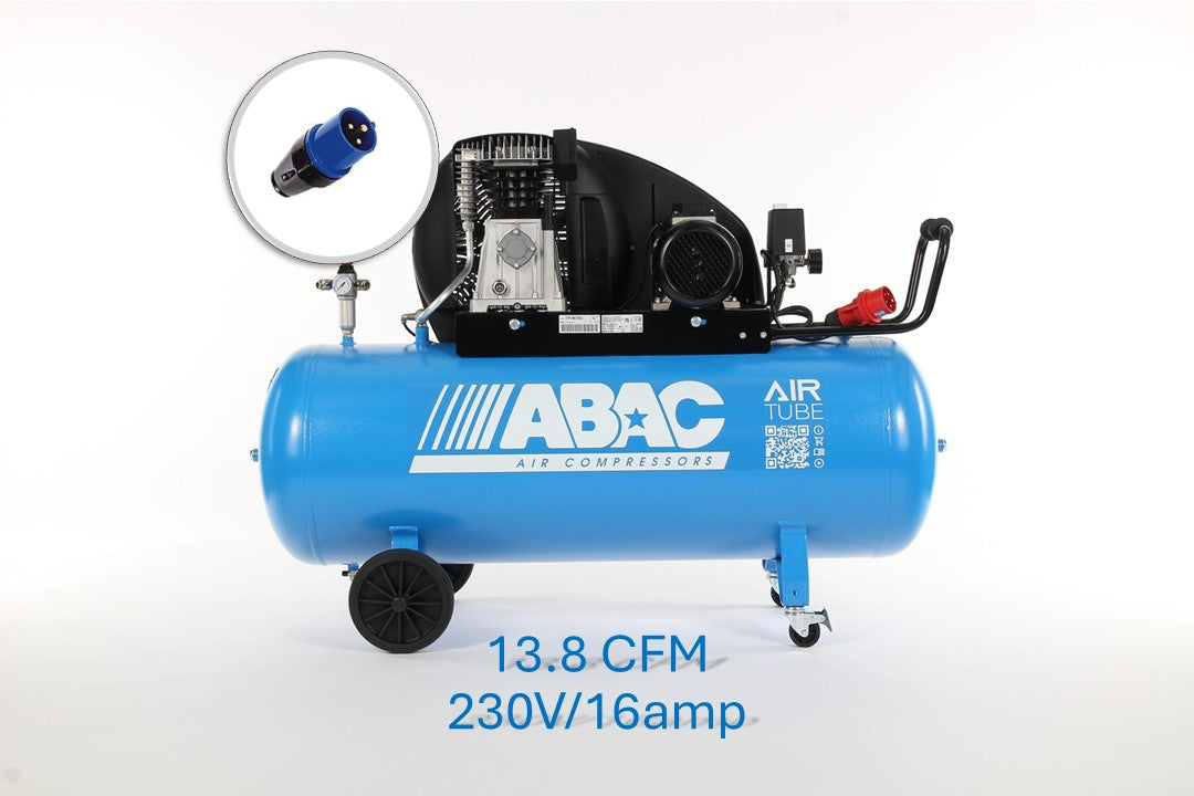 ABAC EXP A39B 200 CM3 (3HP/2.2Kw, 13.8 CFM, 10 Bar, 200L Tank, Single Phase)