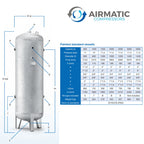 Painted Vertical Air Receiver 5000 litre Air Receivers air compressor