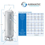 Painted Vertical Air Receiver 720 litre Air Receivers air compressor