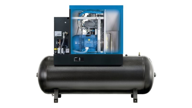 11kW Fix Speed Screw Compressor Dryer Integrated Spinn 11E 10bar