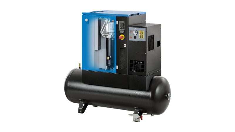 7.5kW Variable Speed Screw Compressor Dryer Integrated SPINN7,5E 8bar