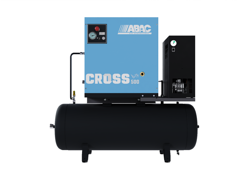 4kW Variable Speed Screw Compressor Dryer Integrated Cross 500