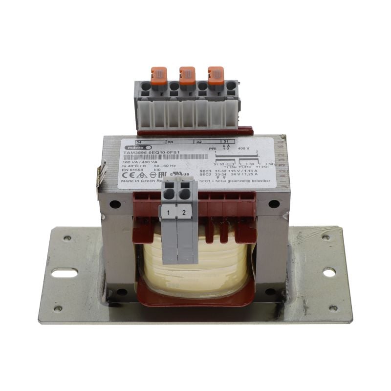 Transformer 160VA, 400->115/24 FOR OIL Injected Screw Compressors Spares air compressor