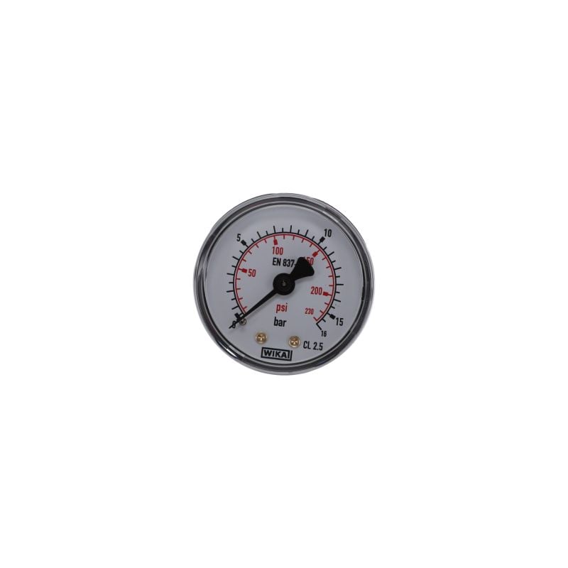PRESSURE GAUGE D.50 X 1/4+++ FOR OIL INJECTED SCREW COMPRESSORS