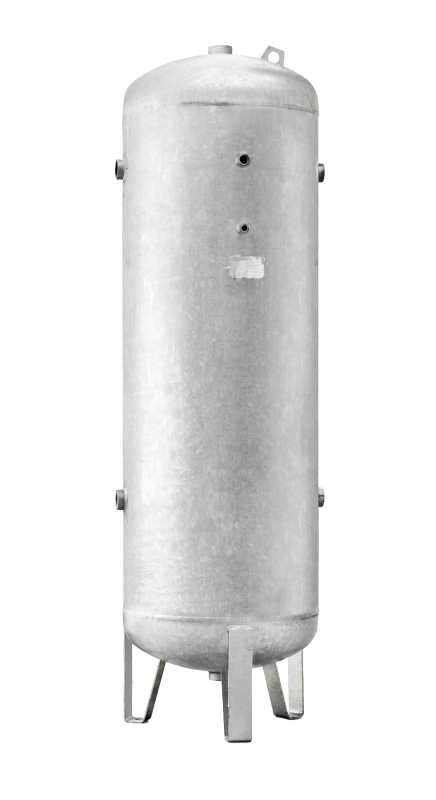 Vertical 5000-litre Zinc/galvanised Receiver Tank, 16 Bar Air Receivers air compressor