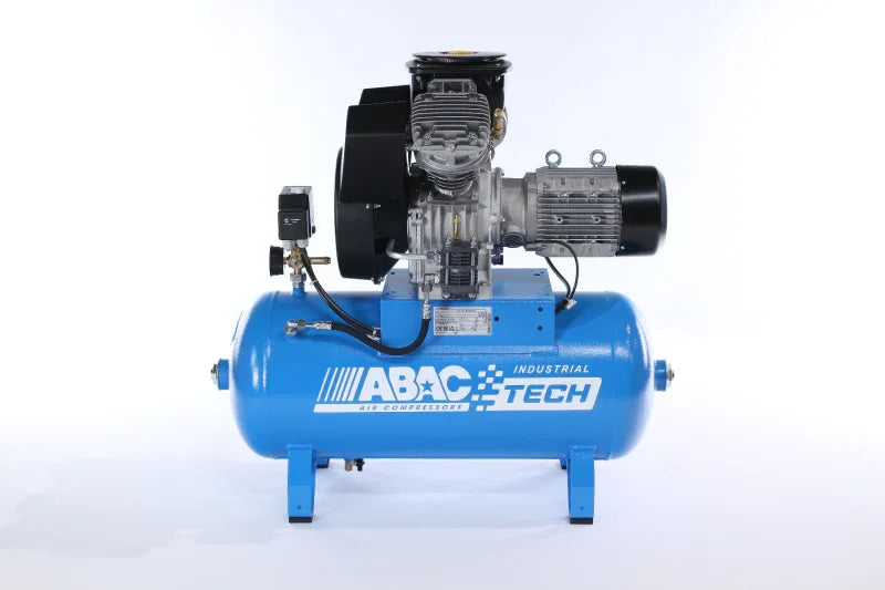 ABAC Industrial Tech Oil Lubricated Piston Compressor (ath) - 2HP-15BAR -Tank Mounted (4116002337) Piston Compressors air compressor