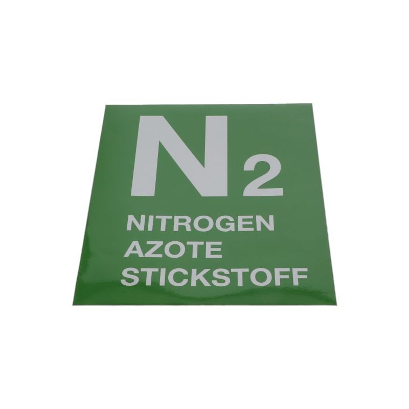 Decal N2 TANK Spares air compressor