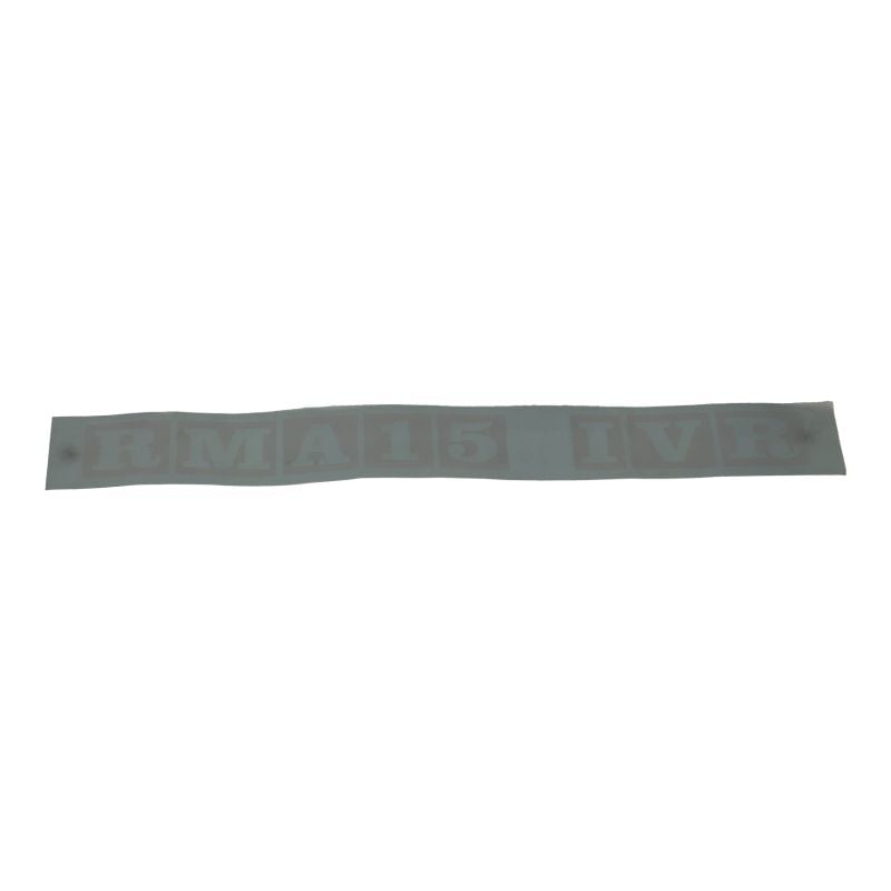 Decal RMA 15 IVR Spares air compressor