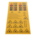 Decal Warning Multiple Atlas Spares air compressor