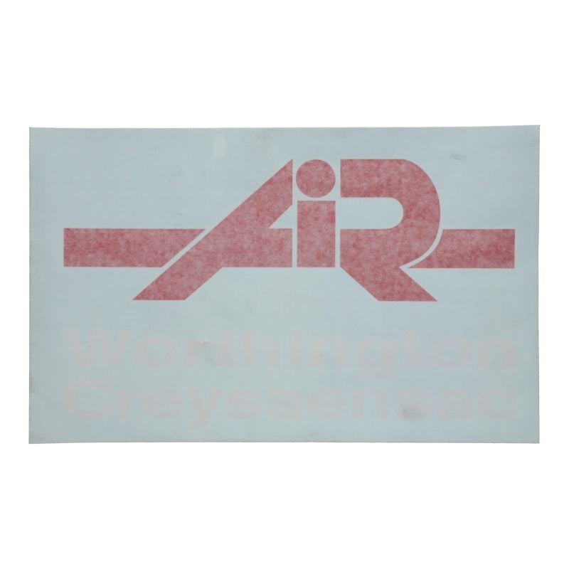 Label LOGO AIR WCO Spares air compressor