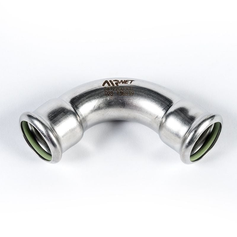 Elbow 90 DEG 316L D76 FOR AIRnet Systems Airnet air compressor