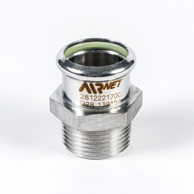 Nipple 316L D54x2 ISO7R FOR AIRnet Systems Airnet air compressor