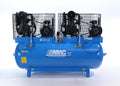 ABAC PRO Cast Iron Piston Compressor With Tandem Pump Elements 7.5+7.5Hp On 500lt Receiver Piston Compressors air compressor