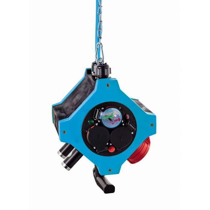 Power AND AIR Supply HOSE REEL EQ EB-PVC-2QRC-SF-15BAR-6X230V FOR AIRnet Systems