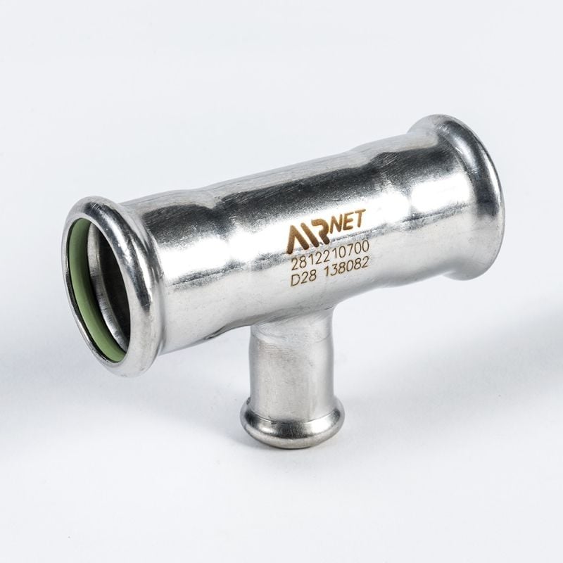 RED TEE 316L D89XD76 FOR AIRnet Systems Airnet air compressor