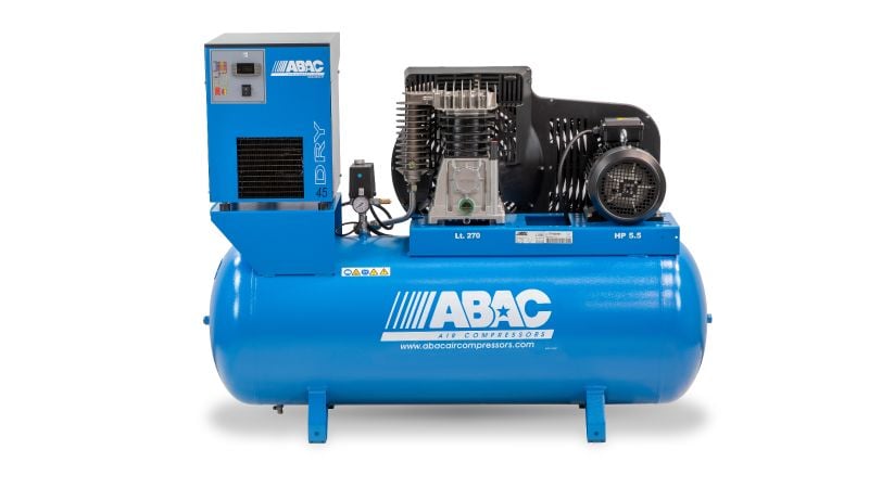 ABAC PRO B5900B 270L FT5.5 FFO (5.5HP/4Kw, 23 CFM, 10 Bar, 270L Tank, Three Phase) Piston Compressors air compressor