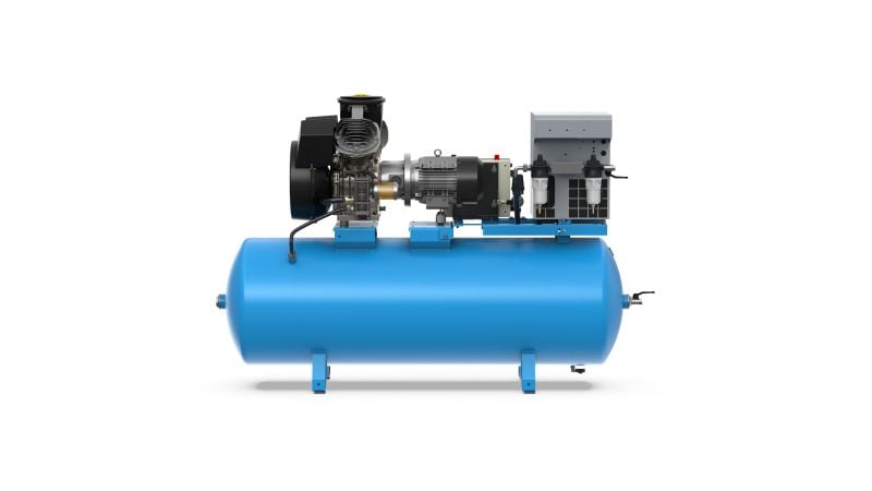 ABAC Industrial Tech Oil Free Piston Compressor (atf) - 2HP-10BAR -Full Feature (4116002383) Piston Compressors air compressor