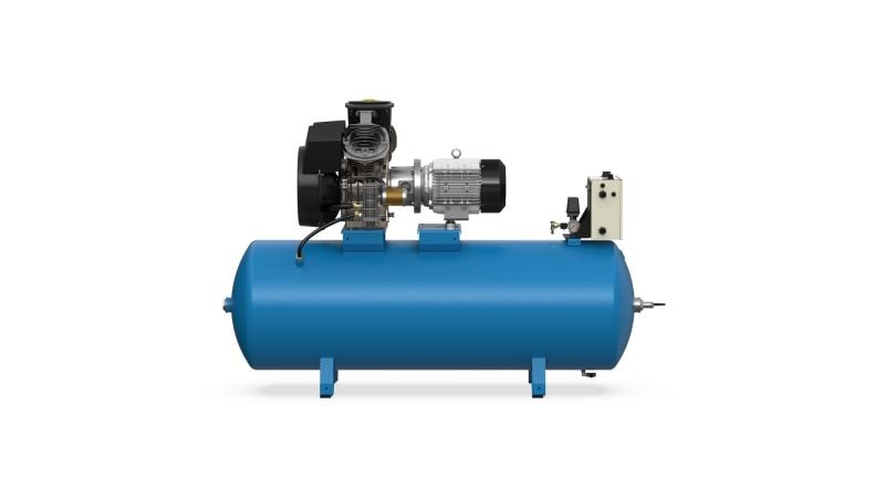 ABAC Industrial Tech Oil Free Piston Compressor (atf) - 7HP-10BAR -Tank Mounted (4116002396) Piston Compressors air compressor