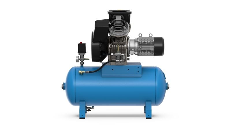 ABAC Industrial Tech Oil Free Piston Compressor (atf) - 2HP-10BAR -Tank Mounted (4116002335) Piston Compressors air compressor