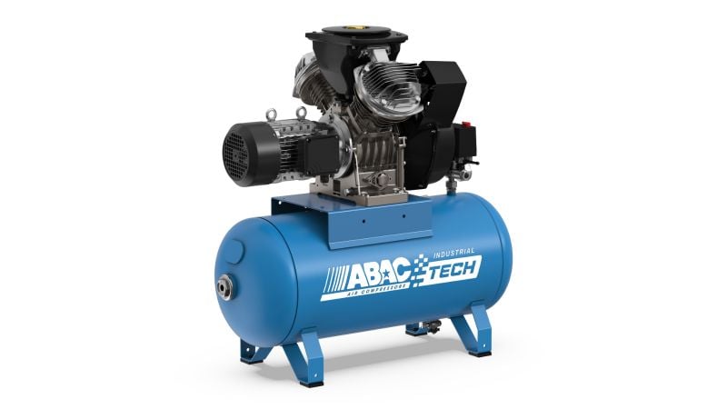 ABAC Industrial Tech Oil Free Piston Compressor (atf) - 2HP-10BAR -Tank Mounted (4116002335) Piston Compressors air compressor