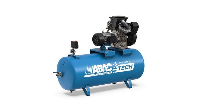ABAC Industrial Tech Oil Free Piston Compressor (atf) - 5HP-10BAR -Tank Mounted (4116002377) Piston Compressors air compressor