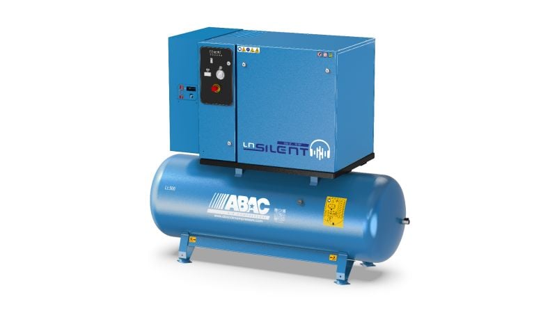 ABAC LN Silent Piston Compressor 7.5hp With Integrated Dryer (4116026399) Piston Compressors air compressor