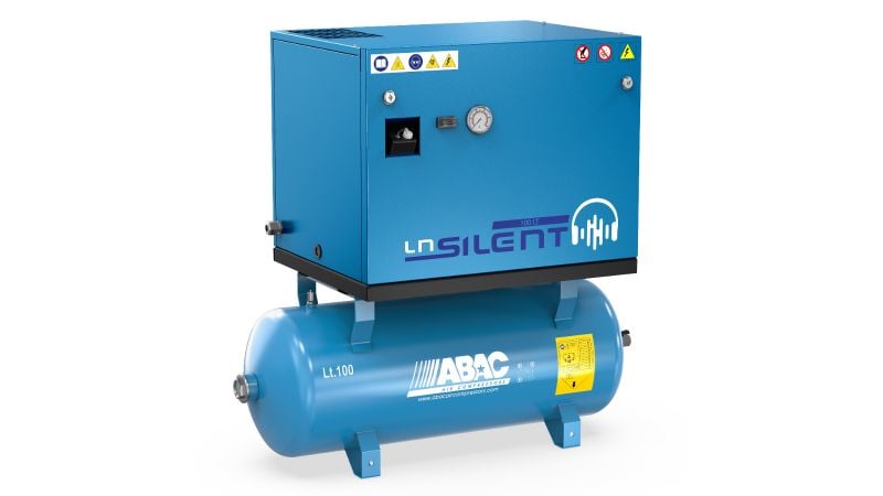 ABAC LN Silent Piston Compressor A39B 100lt 3Hp (4116000556) Piston Compressors air compressor