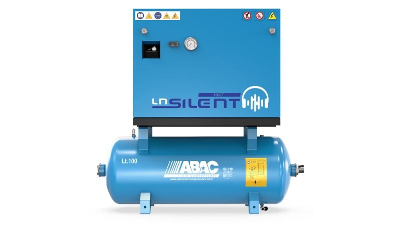 ABAC LN Silent Piston Compressor A39B 100lt 3Hp (4116000556) Piston Compressors air compressor